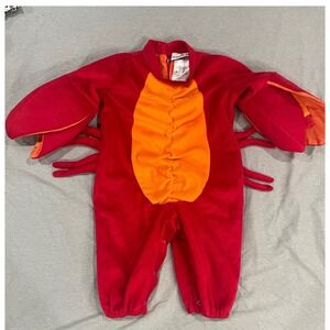 In Character Lil Lobster Halloween Costume Sz S 6-12 mos Cute Body Suit‎ Only